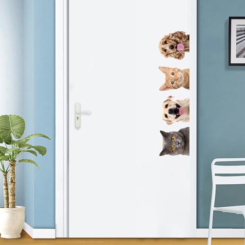 Vinilo Decorativo Lisa para Puerta con Diseño de Gatito miniatura 2