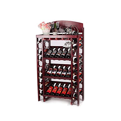 Soporte para botellas de vino de 3 niveles en madera