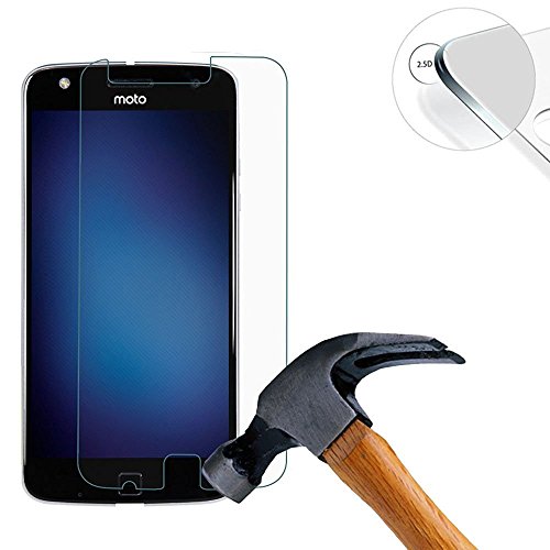 Sctech® Verre trempé Compatible avec Motorola Moto Z Play, Film de Protection écran Premium Anti Chocs et Casse, Haute définition, Anti Empreintes, Bords arrondis,dureté Max 9H,