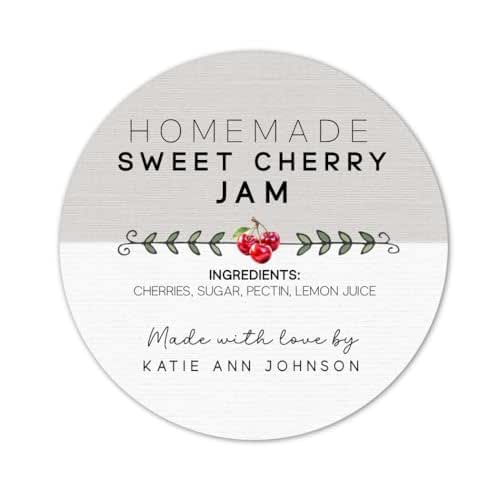 Amazon.com: Custom Jam Labels – Personalized Homemade Jam Stickers with ...