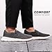 Mens Slip in Loafers Boat Slip On Casual Shoes Fashion Walking Dress Sneakers Work Lightweight Oxfords Soft Sole Black