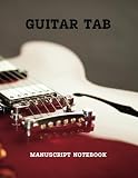 Guitar Tab Manuscript Notebook