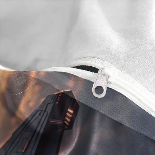 Ensemble de literie hélicoptère de combat impression 3D haute définition microfibre douce - 8