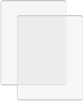 BAOFALI 2 Pcs/1 Pair Standard Cutting Pads for Die Cutting Machine;Clear Polycarbonate Plastic Cutting Plates,Cutting Pads Die Cutting Plates 8 3/4" x 6 1/8" x 1/8 "22.5 x 15.5 x 0.3 cm