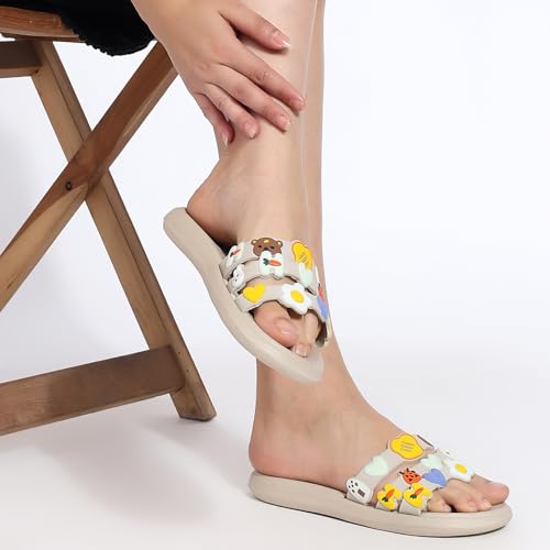 Image of TRASE Trendy And Comfortable Soft Flip Flops Stylish Slippers For Woman | Lightweight Flats | Flexible And Durable | Waterproof Daily Use Women Slippers