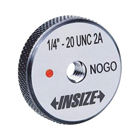 Insize 4121-102 N American Standard Filetage Jauge de bague, Nogo, 2 A, ANSI B1.2, 10-32 UNF Cover