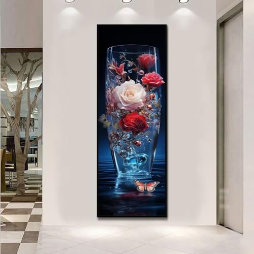 Point de Croix Kit pour Murale Décor Géant 90x260cm Contre le Stress Quotidien des Adultes