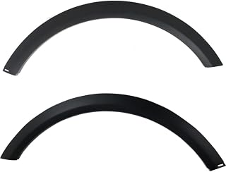 1 Pair Wheel Protector Flare Moulding Trim Opening Molding Front Left Driver Right Passenger Primed Plastic Bolt-on Style for Captiva Sport 2012-2015 for Vue 2008-2010