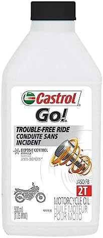 Castrol Go! 2T Two Stroke Motor Oil 500ml