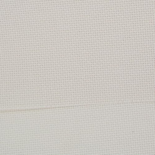 Image of KCS 16CT Counted Cotton Cross Stitch Aida Cloth Fabric (Ecru,19 inch x 28 inch)