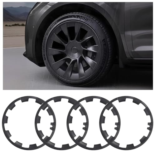 Tlaleikejia 20 Inch Wheel Rim Protector Hubcaps for Tesla Model