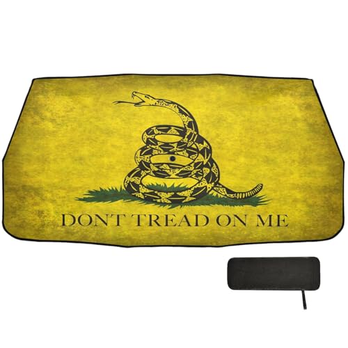 GuoChe Gadsden Flag Windshield Sun Shade image