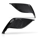 PIT66 2Pcs Front Bumper Fog Light Cover Lamp Frame, Compatible with Toyota Camry SE XSE 2021 2022 (Does Not fit LE XLE model) 8148106240, 8148206200, TO1039243, TO1038243