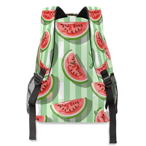 Mochila para portátil de gran capacidad diseño sandía ligera con tirantes acolchados 5