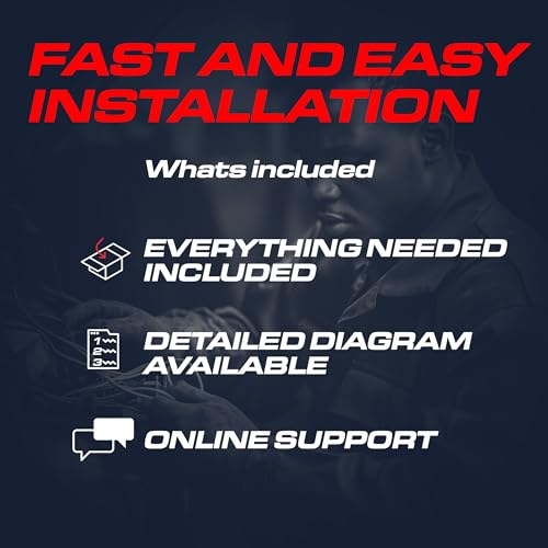 Master Tailgaters Black Tailgate Bezel with Backup Camera Replacement for Chevrolet C/K 1500 (1988-2002) | IP68 Waterproof | Parking Grid Lines Available | Easy to Install