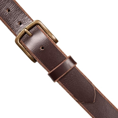 Image of Lucky Brand Men's Jeans Leather Belt| Classic| Casual| Dress| Everyday| American Heritage| Genuine Leather| Metal Buckle