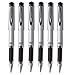 uni-ball 207 Impact Stick Rollerball Gel Pen, Bold Point, Black Ink, 6 Pens