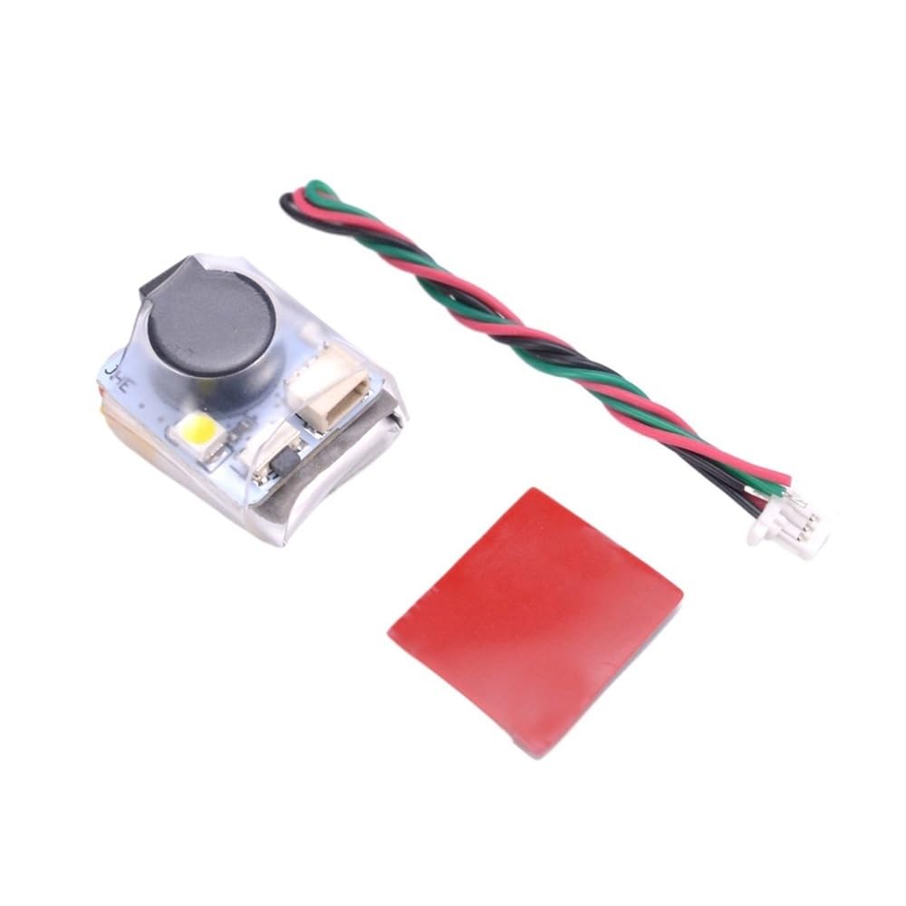 J42B S 5V Głośny brzęczyk 100dB z brzęczykiem LED, pasuje do kontrolera lotu drona wyścigowego FPV (2 szt.)