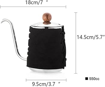 Amazon | 注ぎ口コーヒーポット ステンレス製ハンドドリップケトル