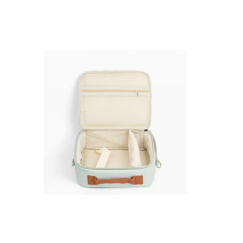 Borsa per fotocamera verde menta con cerniera universale portatile borsa a tracolla per Fujifilm Instax Mini 12 fotocamera a pellicola istantanea