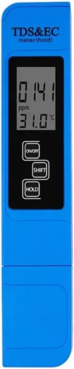 Digital PH Meter 0.01 PH Tester EC TDS Meter Water Acidity Test Tool Hydroponic Pool Pen with Backlight Design Aquarium(TDS Tester)