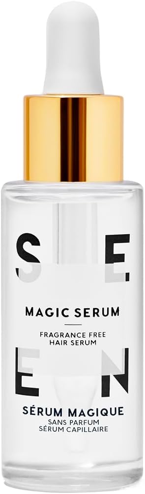 SEEN Magic Serum, Fragrance Free - Non-Comedogenic & Sulfate-Free Hair Serum- Anti Frizz- Dermatologist-Developed - Safe for Sensitive, Eczema & Acne Prone Skin