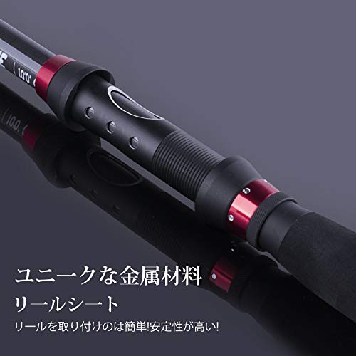Goture 投げ竿 コンパクトロッド 振り出し 釣り竿 海釣り コンパクト 投げ釣り 軽量 伸縮 ファミリー 初心者用 子様用 海釣 淡水両用 (2.1m) 4枚目