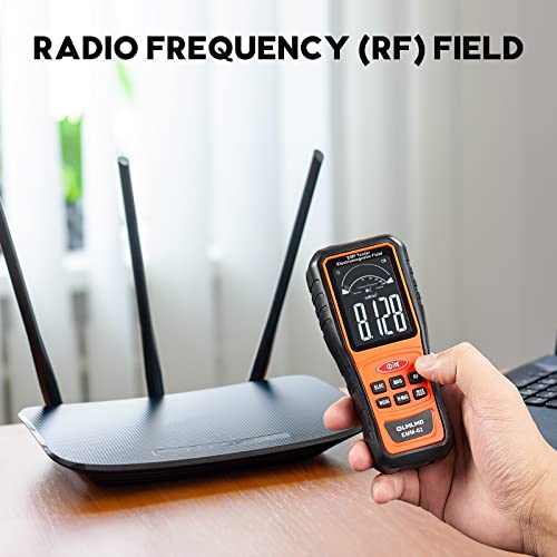 Olmlmo Emf Meter,Electric Field, Radio Frequency (Rf) Field, Magnetic Field Strength Meter,Rechargeable Radiation Detector For 5G Cell Tower, Wifi Signal Detector,Emf Inspections,Ghost Hunting #TOP5