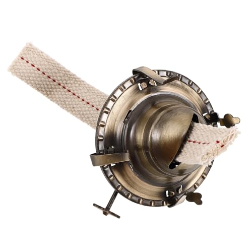 ARTSEWPLY Accesorios Reguladores para Lámpara de Queroseno Repuesto Práctico y Seguro para Mecha de Lámpara de Aceite Vintage Acabado Marrón para Decoración Interior y Exterior