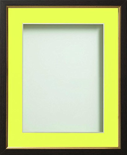 Cadre photo noir 9x7 passe-partout 8x6 moulure dore drayton pour decoration murale