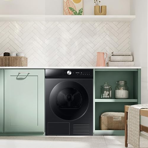 Samsung DV90DB8845GBU2 Wärmepumpentrockner DV8400D, 9 kg, EEK: A, AI Wäschetrockner mit Klartext-Display, AI Dry+, QuickDrive, SuperSpeed, Super Leise Programm, SmartThings-App, Schwarz