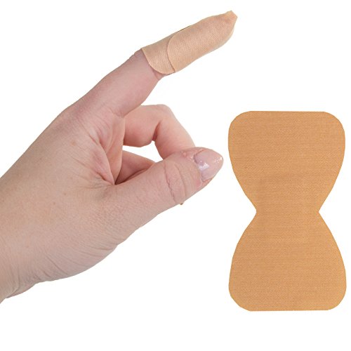 50x Heavy Duty Sterile Fingertip Plasters with Stretch Fabric for Finger & Nail Protection