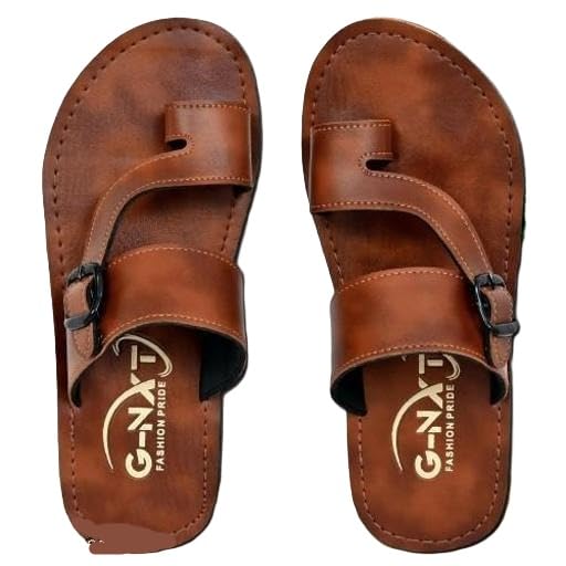 Image of Printed Flip Flops Casual Foot with Synthetic Material Slip On Design Durable Rubber Sole Comfortable Daily