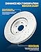 PHILTOP Front Brake Pads and Rotors Kit, OE Drilled & Slotted Rotors and Ceramic Brake Pads for Lexus 2006-2015 IS250 31314 D1178