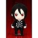 Black Anime Butler Figuren Gefüllte Plüschspielzeug Puppe Weihnachtsgeschenke Cosplay Kinder 25cm