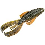 Strike King Rage Bug Fishing Lure, Soft Plastic Craw, Bama Craw, 4-Inches, 7-Pack