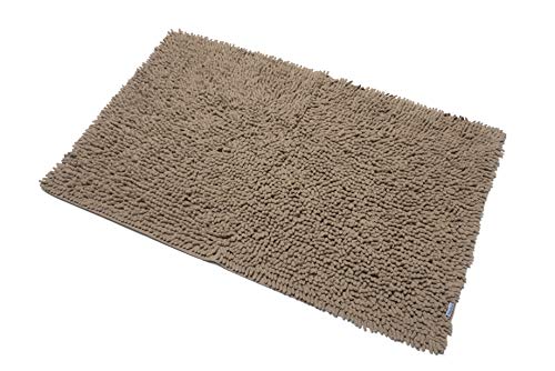 Croydex Latte Cotton Bathroom Mat with Slip-Resistant Backing, 50 x 80 cm (Rectangular) - Image 4
