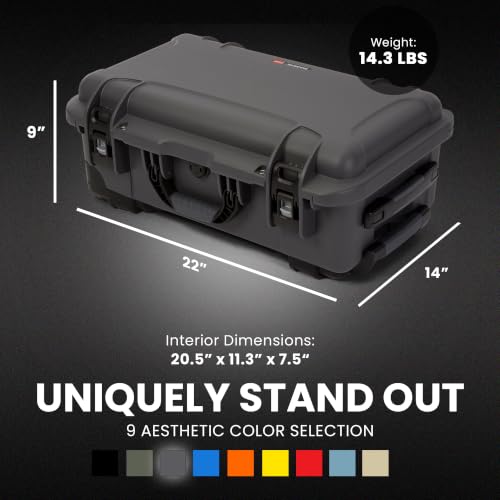 Maleta rígida NANUK 935 para cámara con ruedas y divisor acolchado miniatura 6