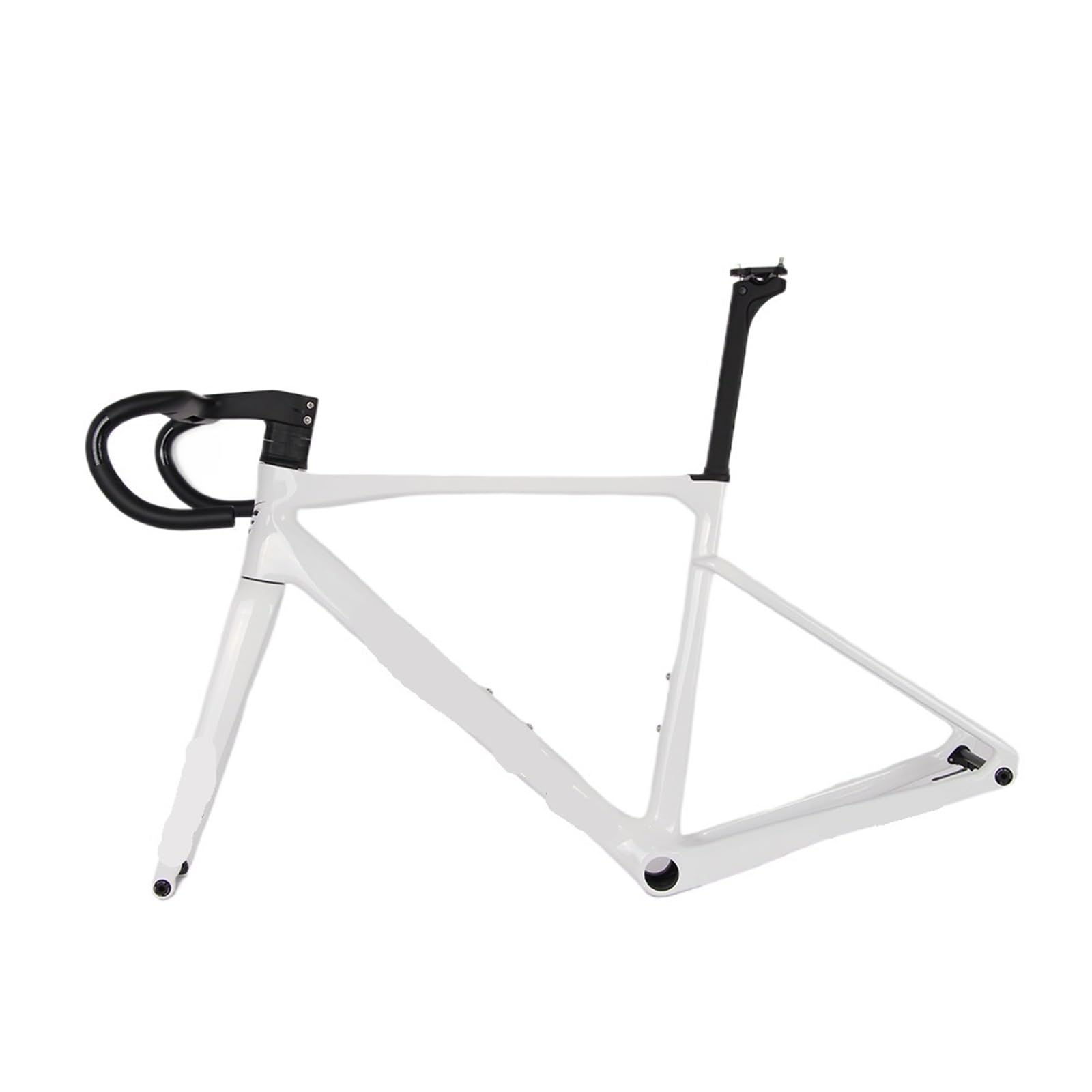 Genérico Cuadro de Bicicleta Carretera Carbono T47, Freno Disco 700 * 32C, cableado Interno Completo, Di2 y Cuadros mecánicos