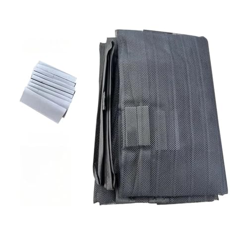 Moustiquaire aimantée sans perforation écran de ventilation magnétique 90x210cm blanc