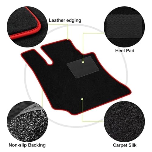 Alfombrillas de moqueta para coche BMW Serie 3 Cabrio E93 medida exacta 2007-2012 7