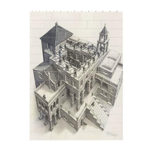 Maurits Cornelis Escher}EbcEGbV[(AZfBOƃfZfBO)LȊGz ςݖ؃pY mߋ WO\[pY  l q NX}X a 10.3cm x 14.1cm