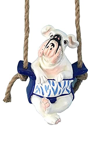 Blue Sky Ceramics Dog Garden Swinger, Multi
