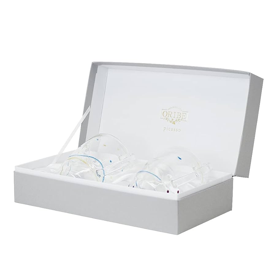 Amazon.co.jp: 織部 PICASSO耐熱二層マグペア 2個セット