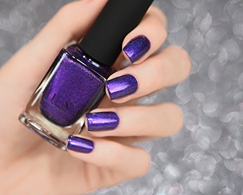 Image of ILNP Purple Plasma - Electric Purple Holographic Nail Polish