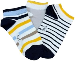 طقم شرابات بتصميم حذاء رياضي للأطفال الأولاد من سولو، 3 قطع