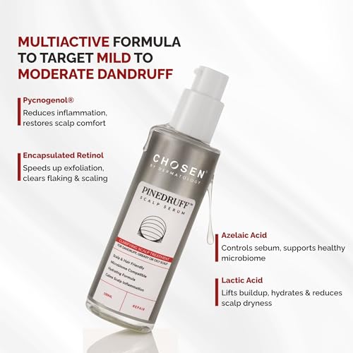 Image of Pinedruff Antidandruff Pycnognol Scalp Serum | Antioxidant-Rich Formula for Scalp Hydration & Dandruff Control | Soothes Dryness & Supports Scalp Health | Suitable for Teens & Adults | 100 ml