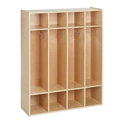 ECR4Kids Streamline 4-Section Coat Locker Cover