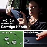 TORRAS Ultra Dünn für iPhone 15 Pro Hülle Samtiger Griff (Nie Staub anhaftend) Unzerbrechlich Schutz Handyhülle iPhone 15 Pro Case Elegantes Aussehen Slim Schwarz – Ansicht 7