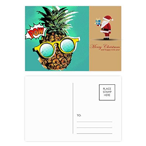 Cartes postales humour Ananas Noël pour surprendre vos proches au quotidien